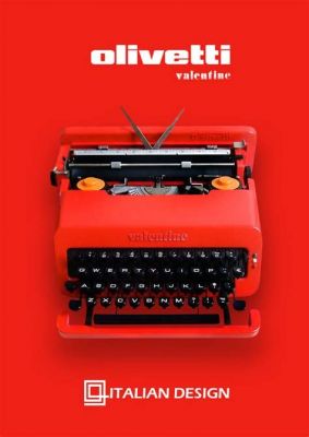It doesn't get much more old-school than a candy-colored typewriter.