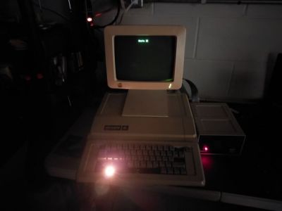 Apple IIe in the shop recently.