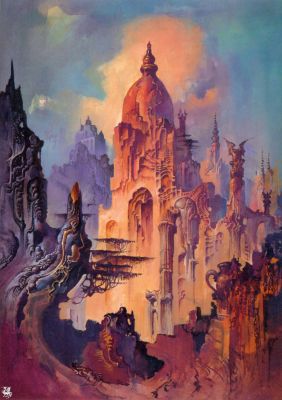 Forest Temple by Bruce Pennington, 1985
